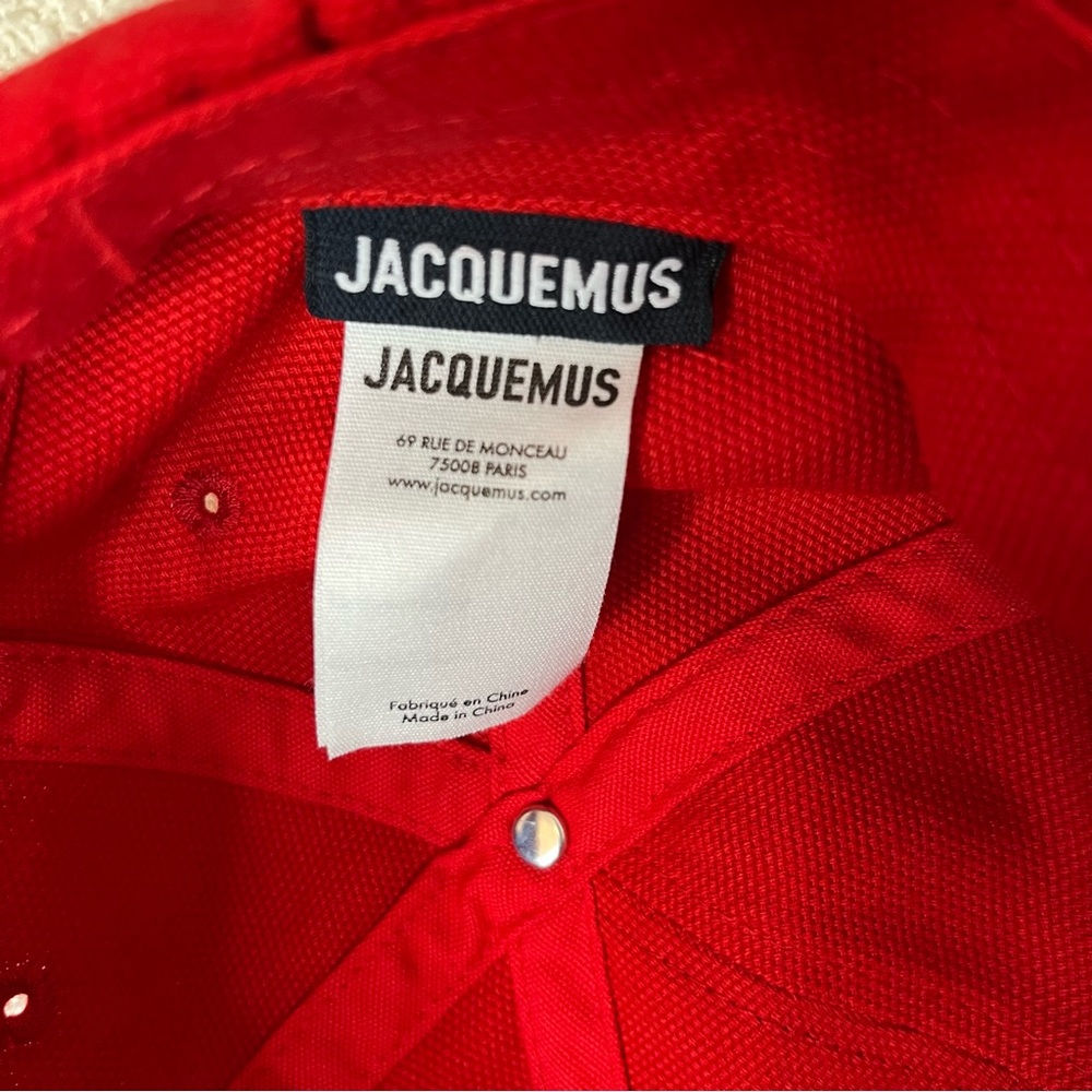 Red Baseball Cap - Picture 5 of 6